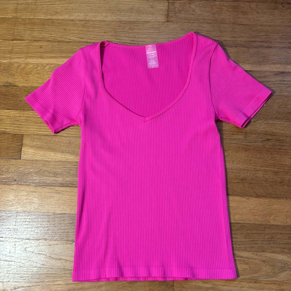 3/$15 Hot Pink Top - M